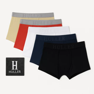 Kit 5 Cueca Box Infantil e Juvenil com forro 100% Algodão
