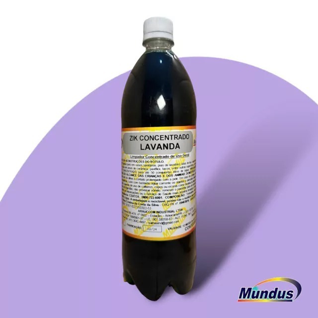 Desinfetante Concentrado Multiuso CEREJA COM AVELÃ - ZIK Mundus 1
