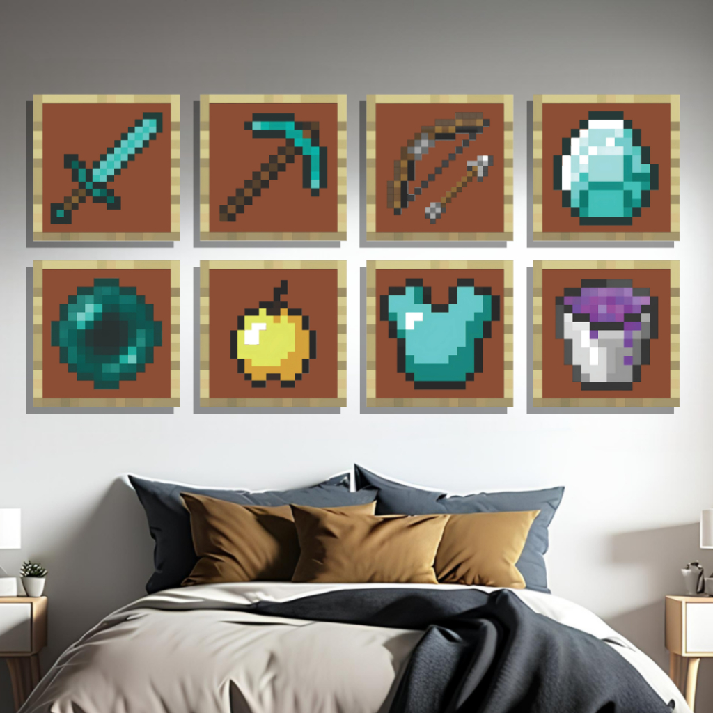 Quadro Minecraft em Oferta | Shopee 2026