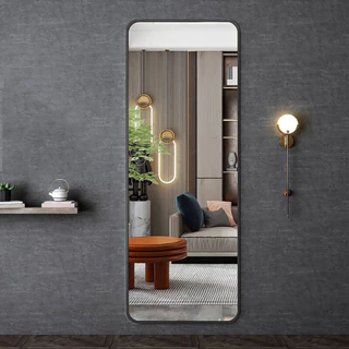 ESPELHO GRANDE ORGÂNICO RETANGULAR VIDRO DECORAÇÃO PARA SALA QUARTO BANHEIRO SUPORTE OU DUPLA FACE em Oferta na Shopee