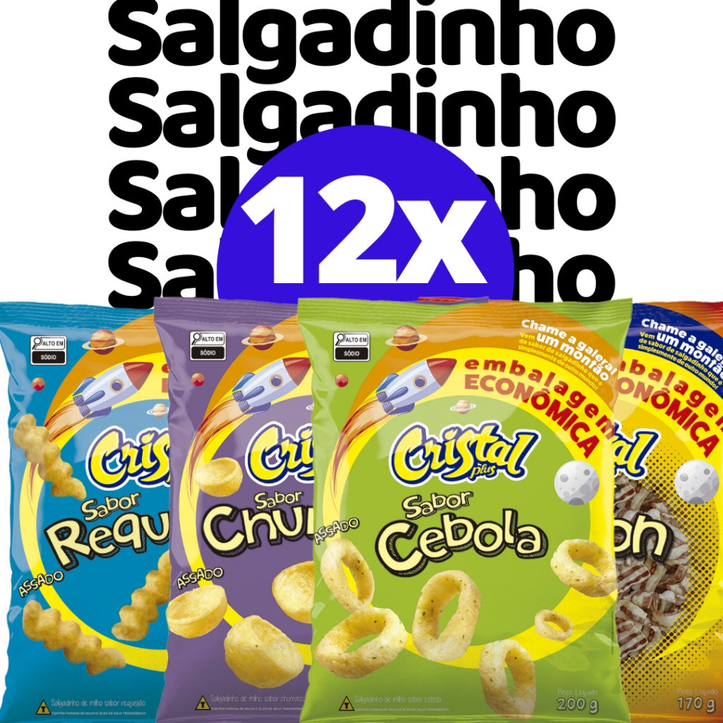 Salgadinho 200g – O Super Pacote para Cinema e Noite de Lanches