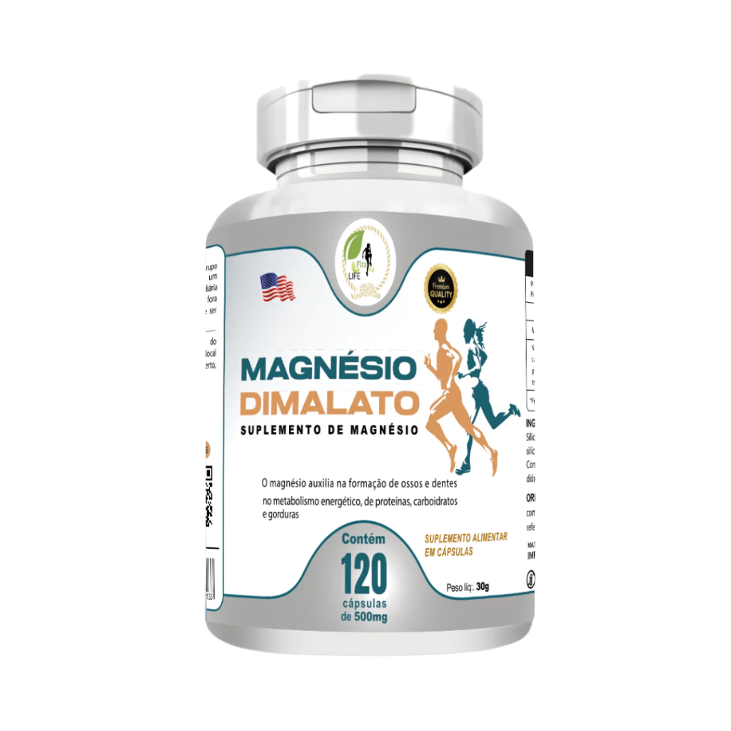 Magnésio 120 Capsulas 500mg
