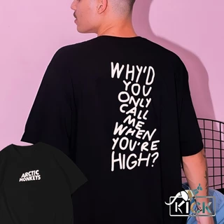 Camiseta Unissex Arctic Monkeys Youre High 100% Algodão