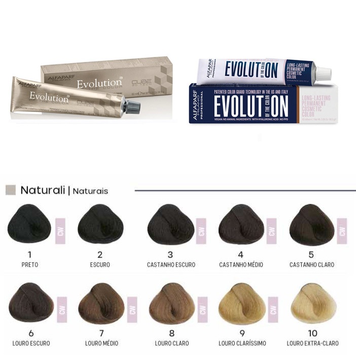 Coloração Alfaparf - BASES NATURAIS - Tintura Evolution Of The Color ...