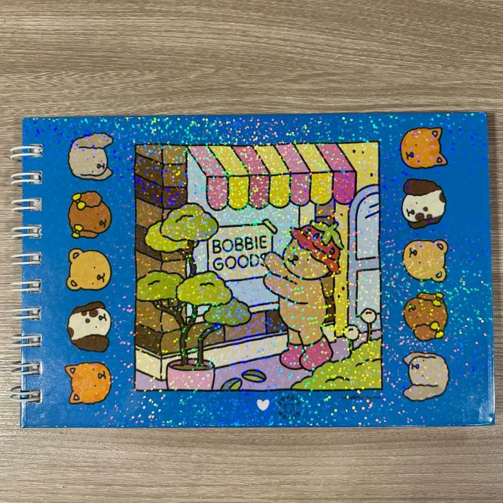 Bobbie Goods - 50 folhas - Capa Azul Brilhante | Shopee Brasil