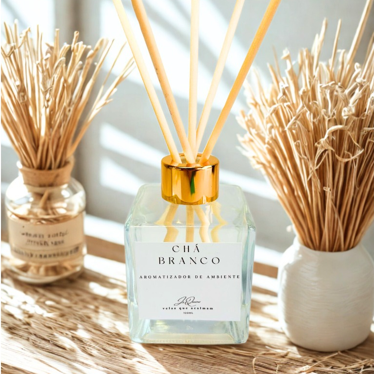 Difusor de Ambiente com Varetas | Aromatizador de Ambiente 100ml ...