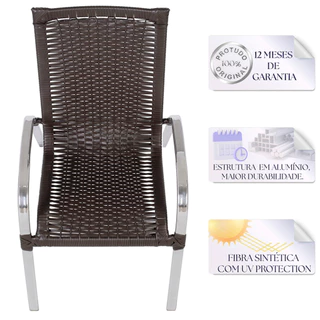 Cadeira Fibra Sintética e Alumínio na Black Friday 2025 | BuscaProdutos