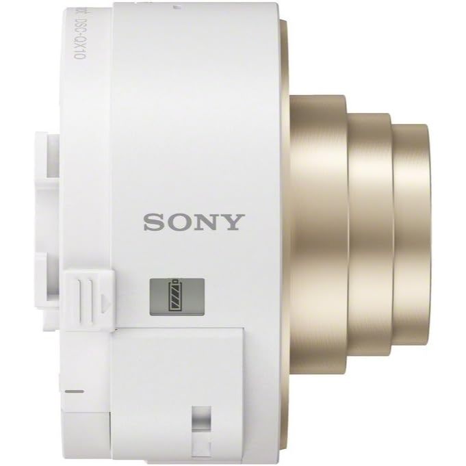 Câmera digital Sony Cyber-shot QX10 branca, direto do Japão, usada