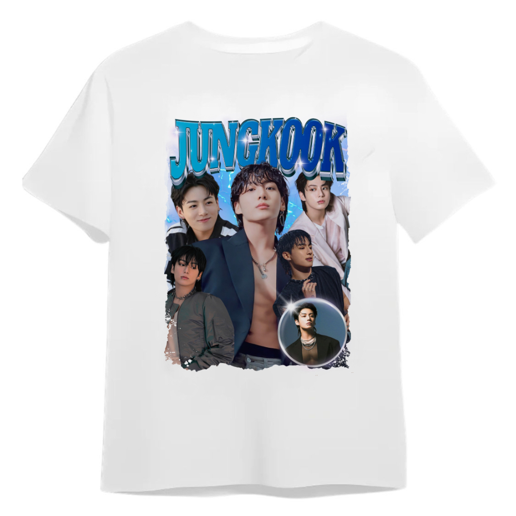 bts 公式グッツ Tシャツ JUNGKOOKver Camiseta T-shirt Kpop BTS JUNGKOOK Grupo Presentes Fãs Army