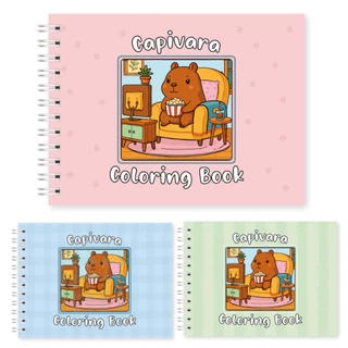 Livro de Colorir Capivara 50 Folhas de 180g Personalizado com Nome Coloring Book Estilo Bobbie Goods em Oferta na Shopee