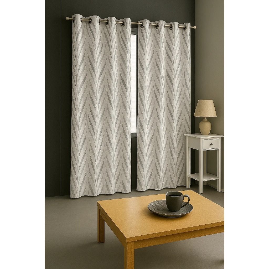 Cortina Essenza 2 80x2 30m com Ilhós Elegante para Sala Quarto ...