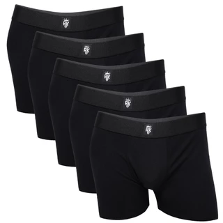 kit 6 Cuecas Boxer em Algodão Peruano Cor Preta Elegante e Confortável