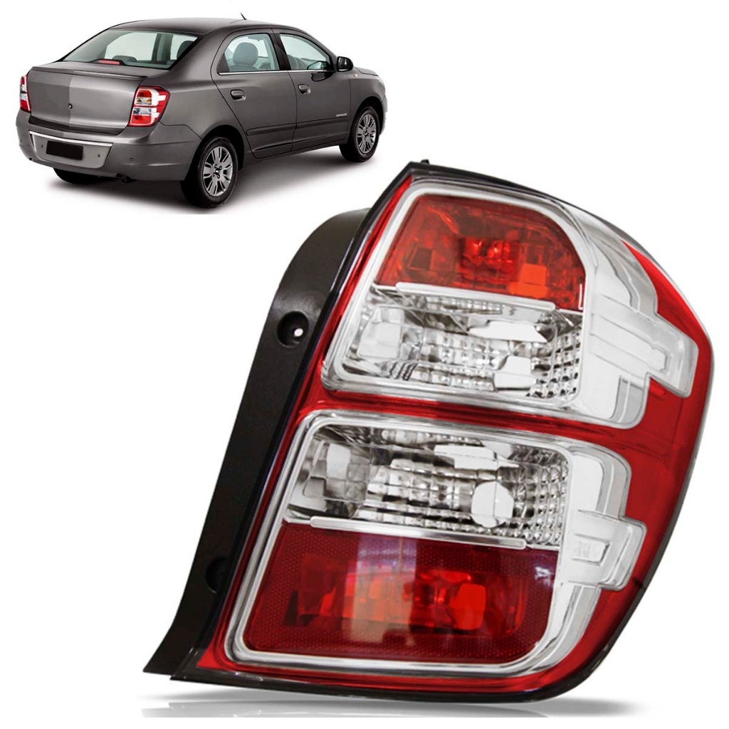 Lanterna Traseira Cobalt 2012 2013 2014 2015 Bicolor Lente Acrilico ...
