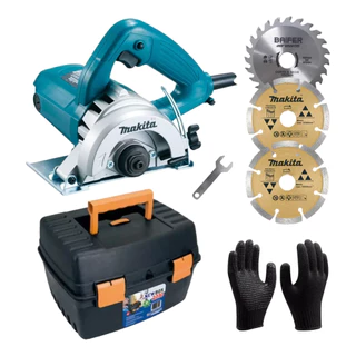 Serra Mármore 110mm 1300w Makita  + Kit Maleta E Acessórios em Oferta na Shopee