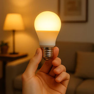 Lampada LED Economica 9w Amarela Morna 3000k