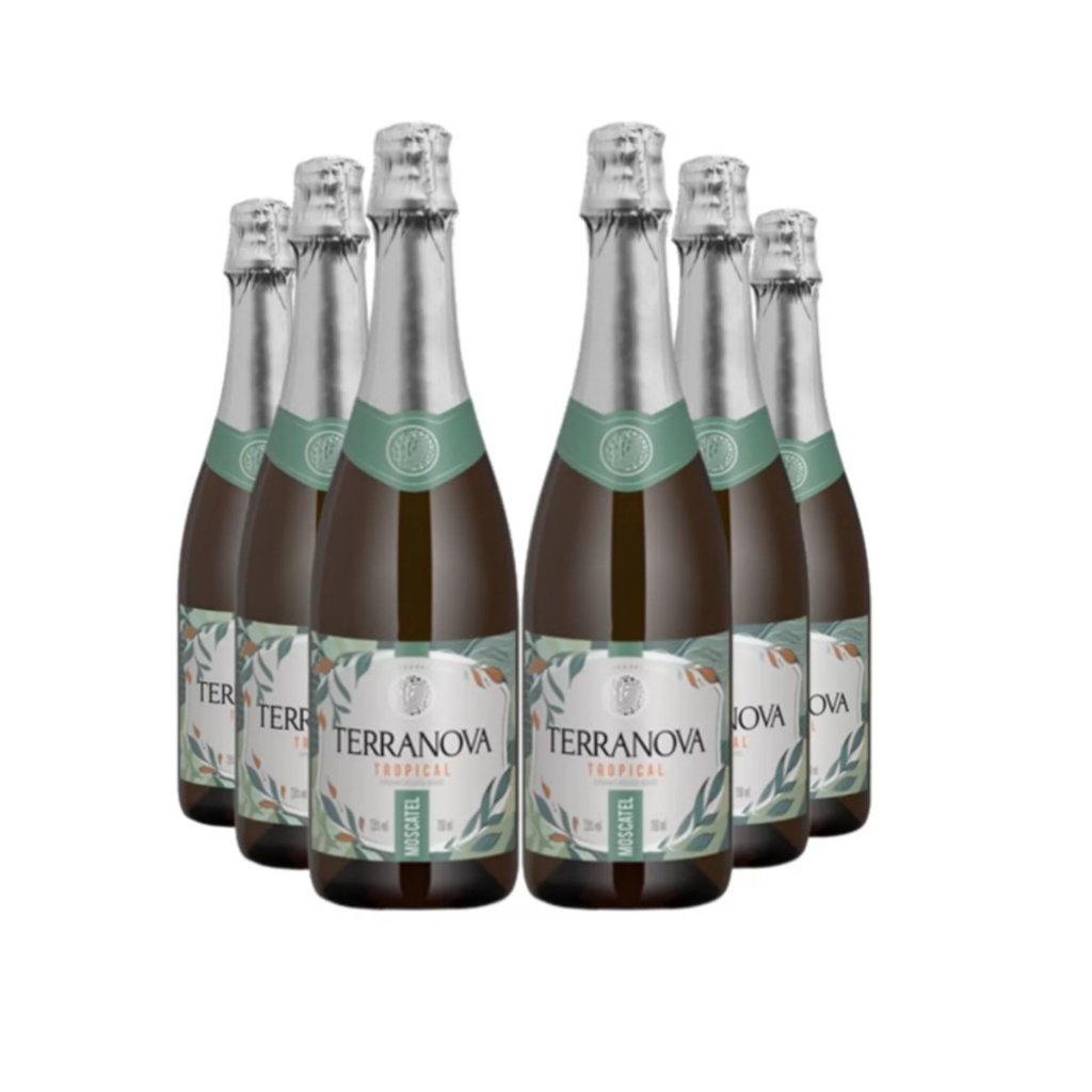 Espumante Branco doce Terranova Moscatel 750ml | Shopee Brasil