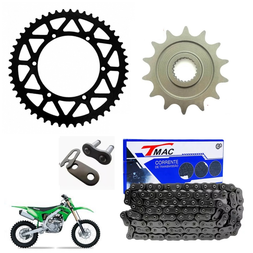 Kit Relação Transmissão Kawasaki KXF250 KX f 250 completo | Shopee