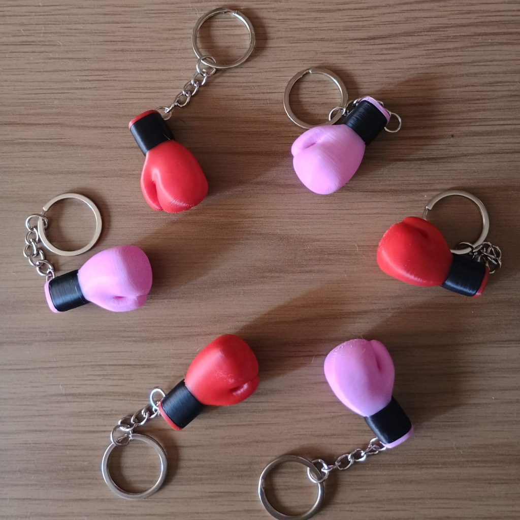 Chaveiro Luva de Boxe 3D – Miniatura Decorativa – 4cm