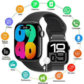 2025 Novo Watch 9 Ultra 3 MAX Series 10 Relógio Inteligente Masculino Feminino Smartwatch À Prova