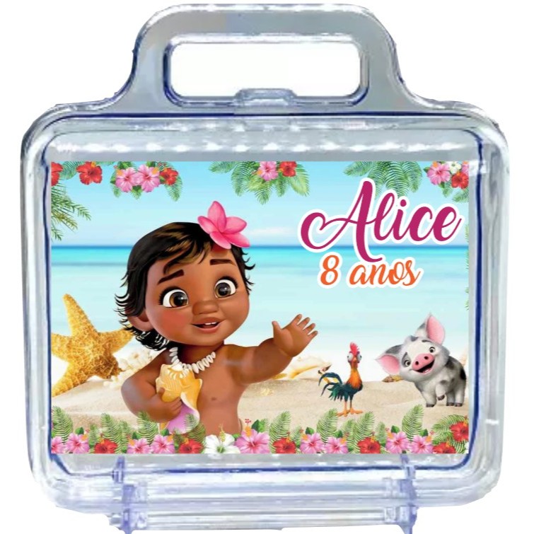 Rótulo Adesivo para Maletinha, sacolinha, bolsinha moana baby/moana ...