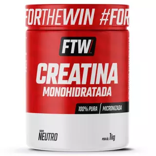 Creatina Monohidratada 100% Pura 1kg - FTW