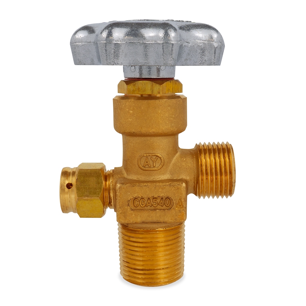 Imagem do produto Válvula De Topo Para Cilindro De Oxigênio - Rosca 3/4" NGT / Norma ABNT Com Dispositivo de Segurança wp-20