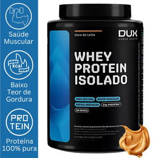 WHEY PROTEIN ISOLADO 100% POTE 900G - DUX HUMAN HEALTH em Oferta na Shopee