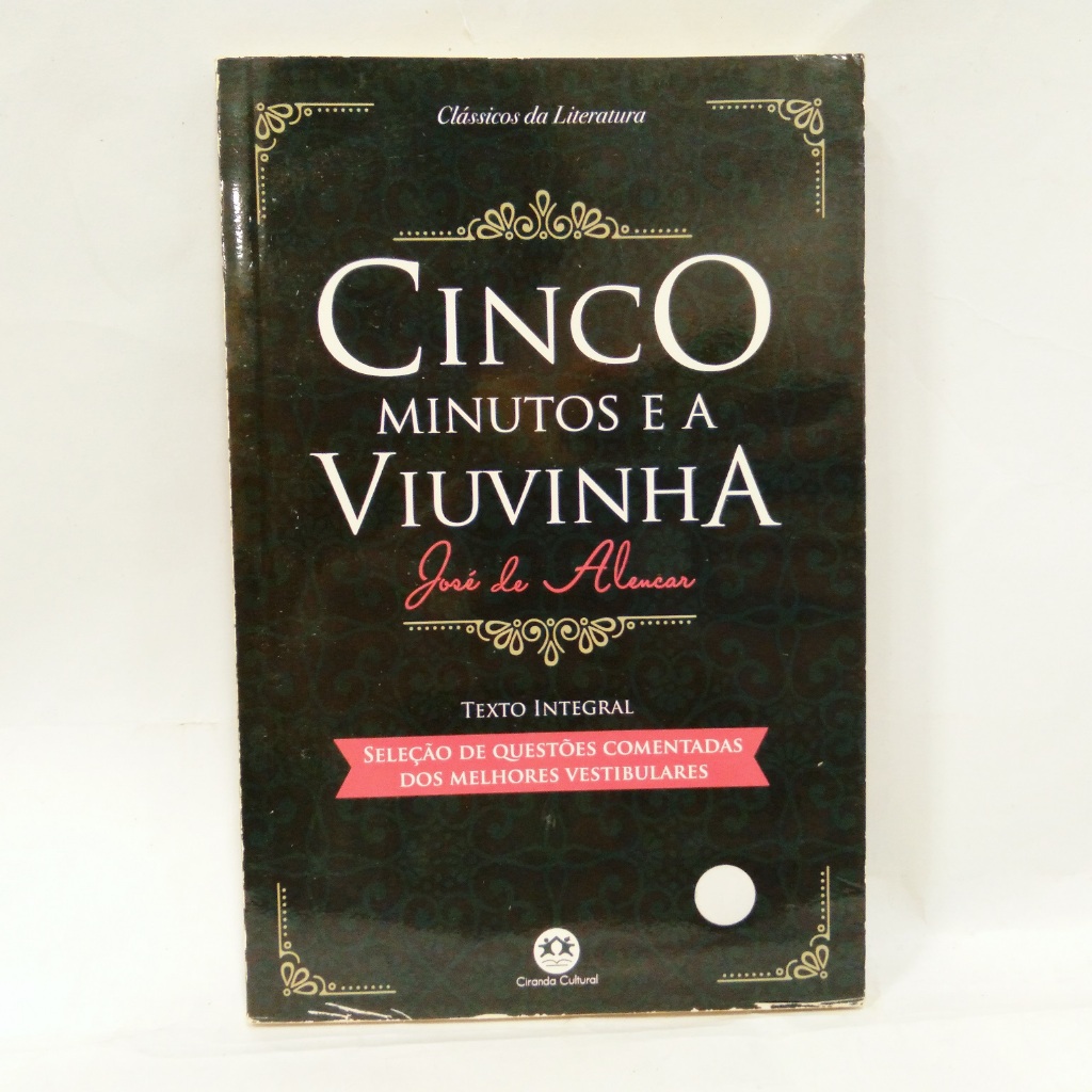 Cinco Minutos e a Viuvinha - José de Alencar | Shopee Brasil