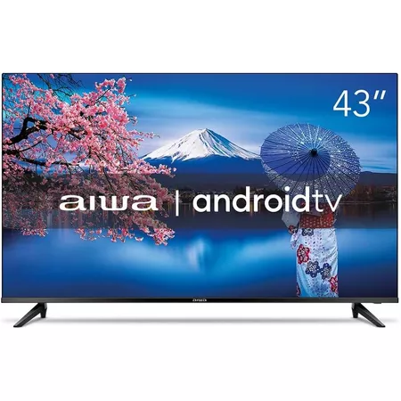 Smart TV Aiwa 43” Android Full HD Borda Ultrafina HDR10