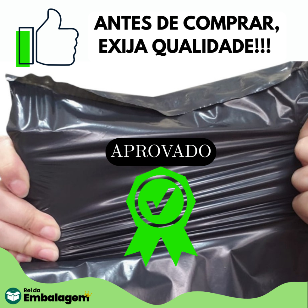 Saco para Correios, E-commerce, Transporte, Sedex, Roupas e Produtos 26X36 Inviolável e Impermeável 200 Envelopes