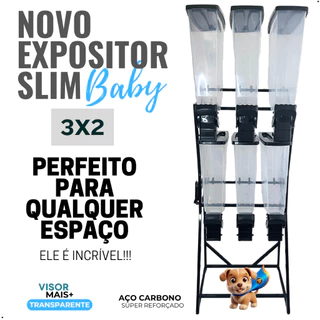 Porta Ração Expositor Dispenser Slim Armazenador Durabox Cereais Grãos Cachorro Durapets 3x2 35L em Oferta na Shopee