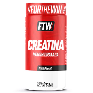 FTW Creatina Monohidratada 100% Pura 120 Cápsulas