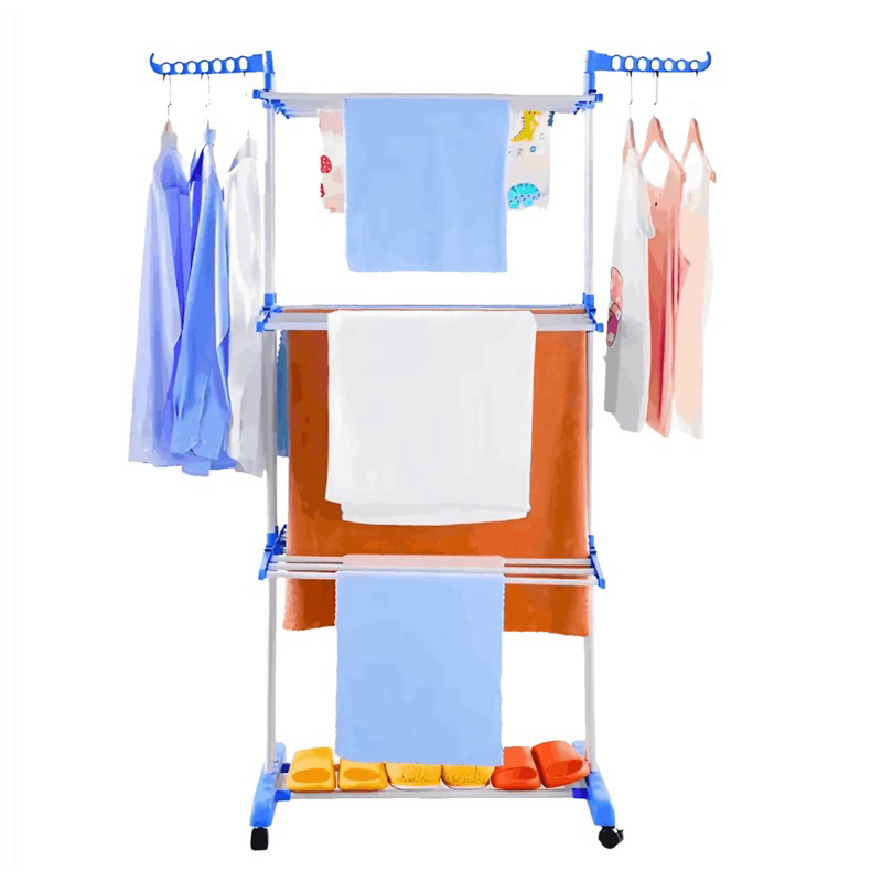 Varal de Chão Pequeno Dobrável 3 Andares - Suporta Até 50kg | Shopee Brasil