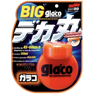 Glaco Big 120ml Cristalizador de vidros Repelente d'agua de chuva SOFT99