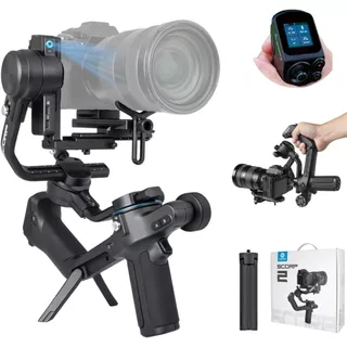 FeiyuTech SCORP 2 Estabilizador De Câmera Gimbal Stabilizer DSLR de 3 Eixos Rastreamento de AI integrado para Sony/Canon em Oferta na Shopee