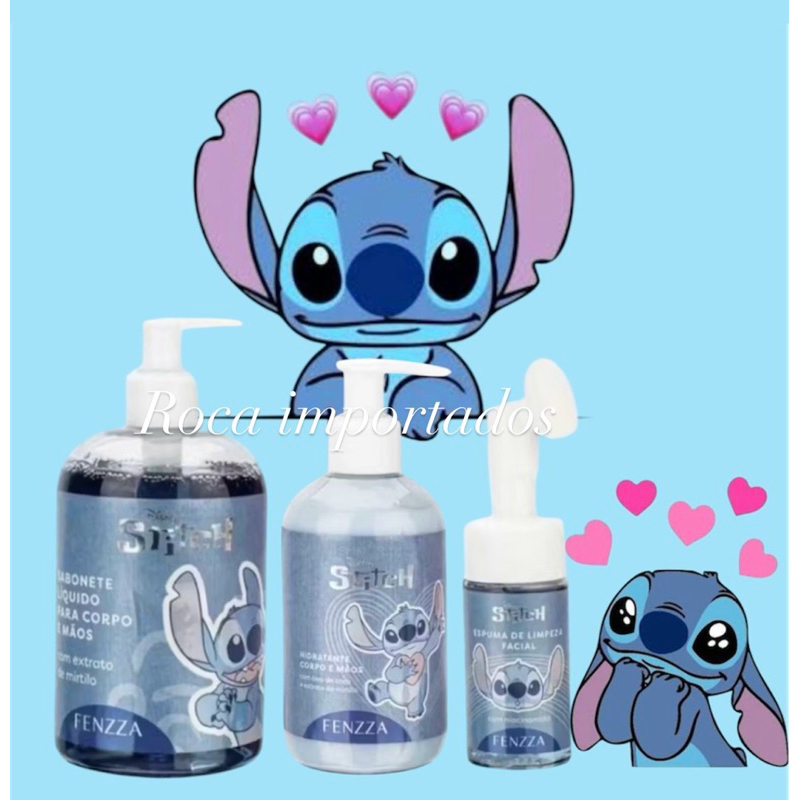 Kit Skin Care Stitch produtos - Fenzza | Shopee Brasil