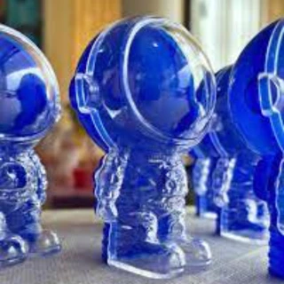 Kit 12 Lembrancinhas Astronautas Azul Decoração Espaço