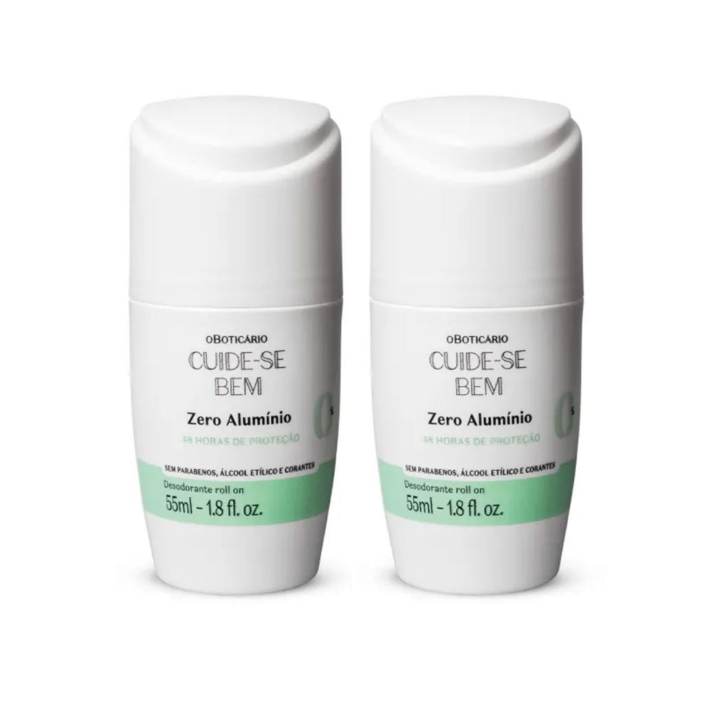 Kit c/ 2 Unid Rollon Desodorante Antitraspirante CUIDE SE BEM Roll-on/Rolon O Boticário em Oferta na Shopee