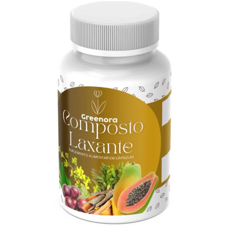 Suplemento Composto Laxante Natural 500MG 120 Capsulas Produtos ...