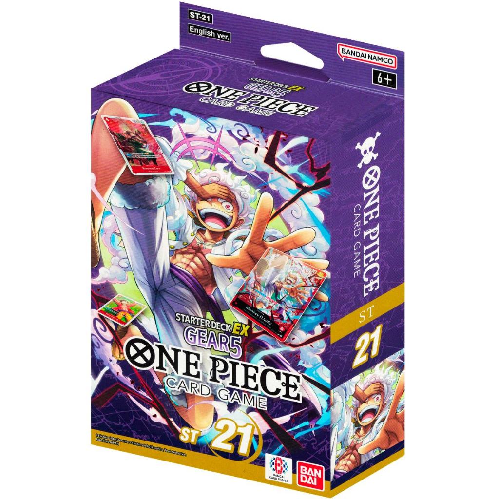 【海外版】ONE PIECE CARD GAME Deck Set未開封 One Piece Starter Deck Ex Gear 5 St 21 Cartas Inglês Bandai
