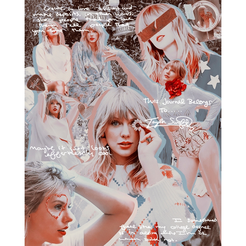 Mini Print e Pôster Taylor Swift reputation | Lover | folklore