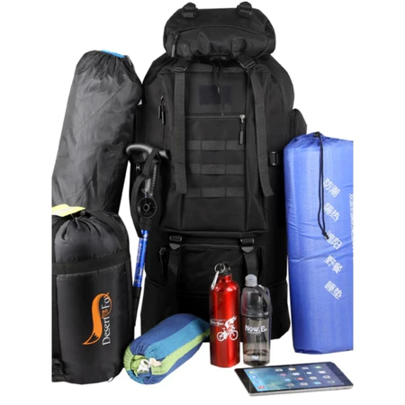 Mochila Cargueira Camping Impermeável 70l Tática ...