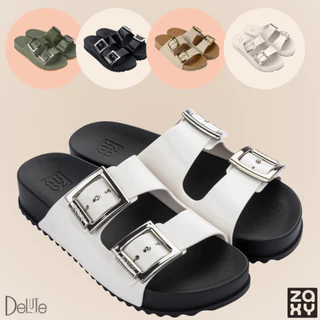 Sandália Zaxy Partner III com Fivelas Birken Modelo Slide Ultra Confortável Moda Feminina Macia em Oferta na Shopee