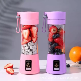 Mini Liquidificador Portátil Juicer de suco elétrico Shake 6 Laminas + Cabo USB 110V/220V 380ML
