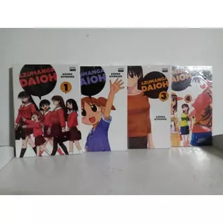 Mangás Azumanga Daioh coleção completa (4 volumes) por Kiyohiko Azuma, ed. NewPOP (Mangás em português)