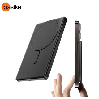 Basike Power Bank Carregador Portátil Magsafe Mini Air 20W 5000mAh Carreg Rápido Sem Fio Magnético