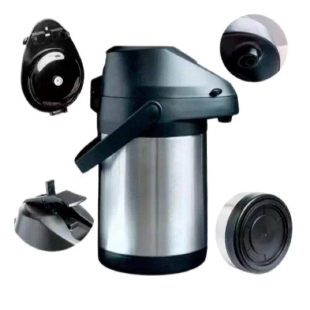 Garrafa Térmica 2,5L Quente E Frio Aço Inox Promoção