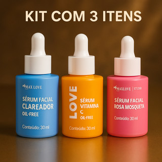 Kit Beyoung Básico Skincare e Make Dourado 3 Produtos em Promoção