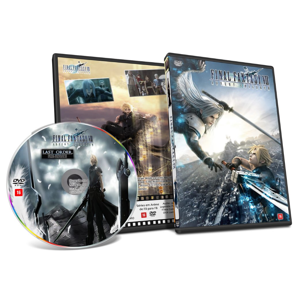 Blu Ray Final Fantasy Vii Advent Children Complete 7 Br em