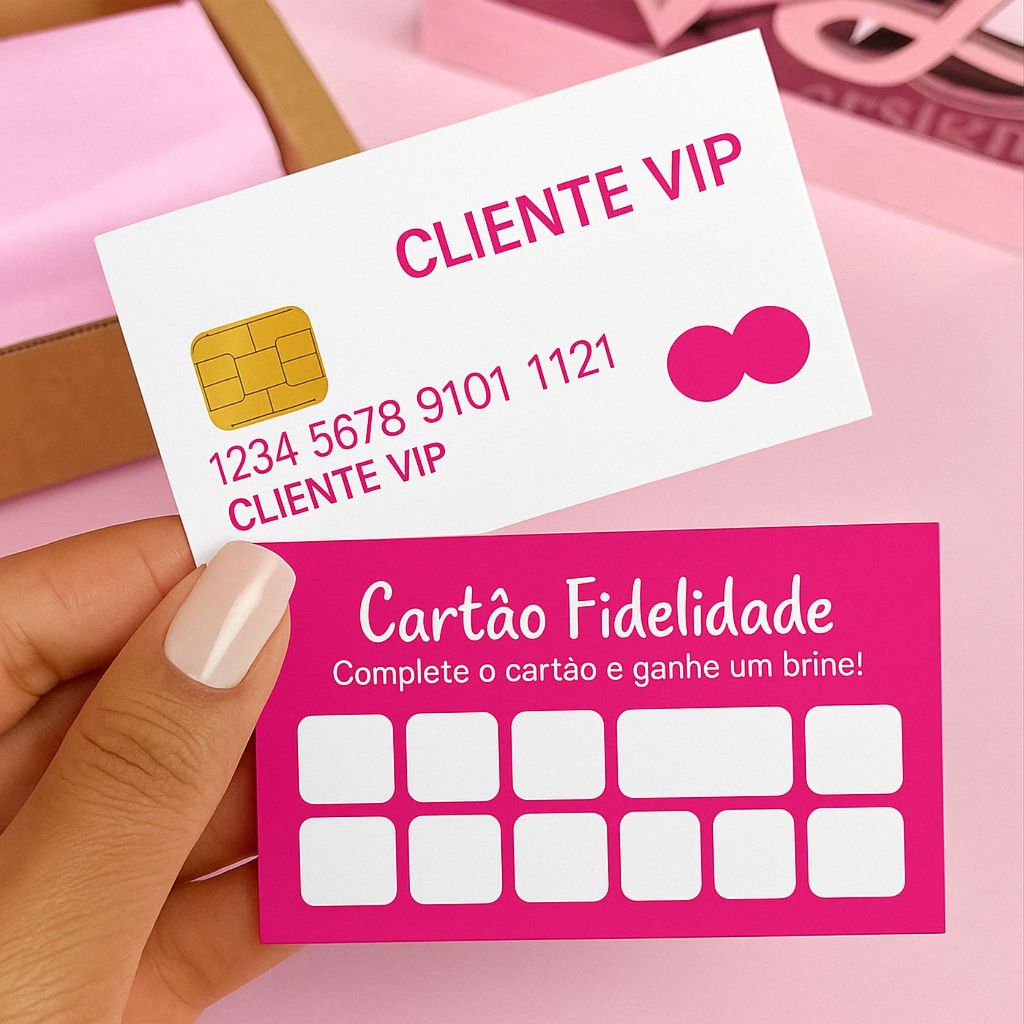Cartão Fidelidade Cliente VIP Frente e Verso - Pronta Entrega | Shopee ...